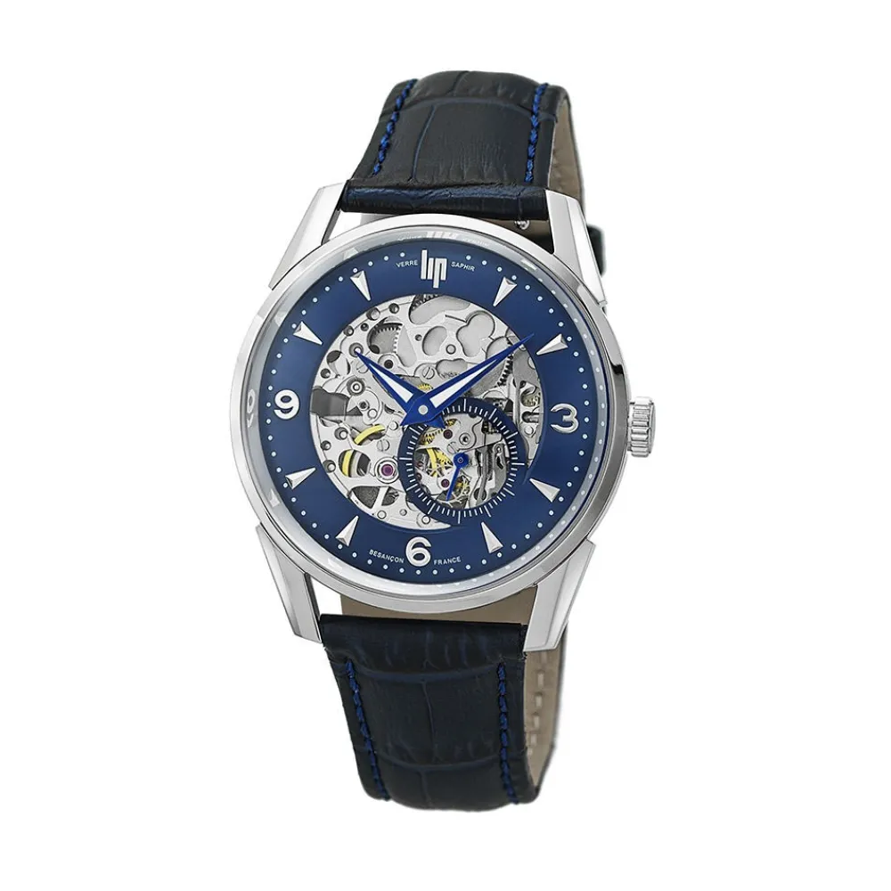 Montre Himalaya Squelette Bleu|LIP Best