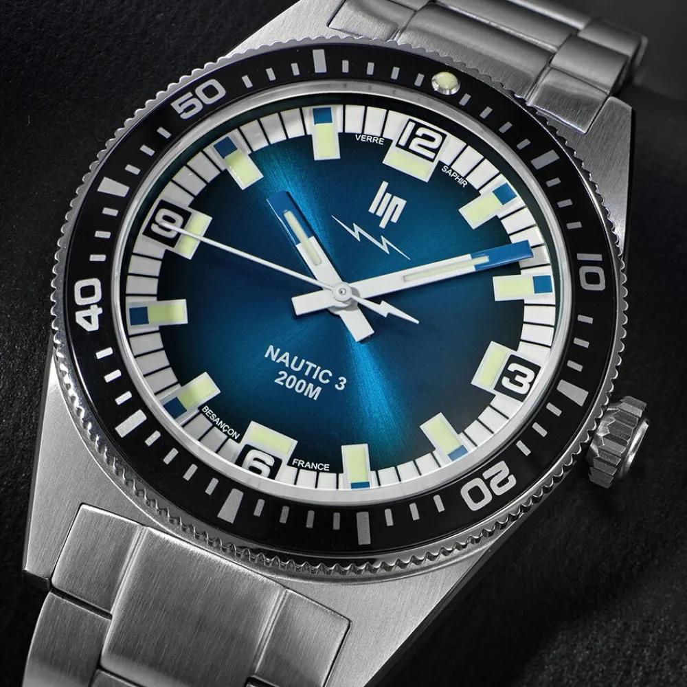 Montre Nautic 3 Bleu|LIP Online