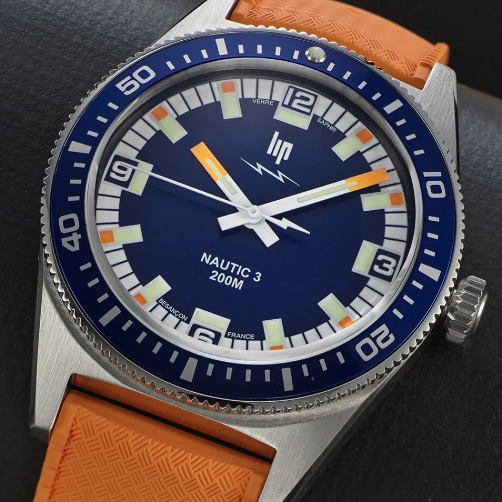 Montre Nautic 3 Bleu|LIP Discount