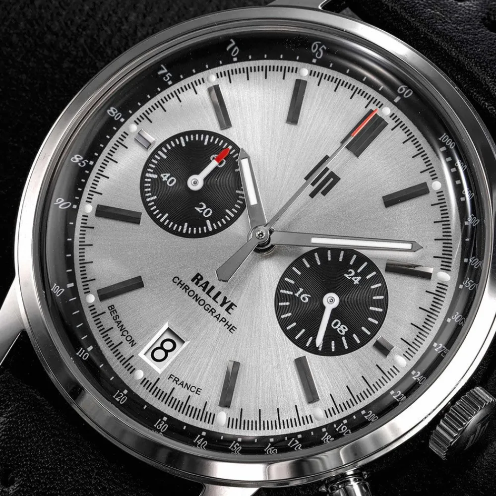 Montre Rallye Meca-Quartz Argenté|LIP New