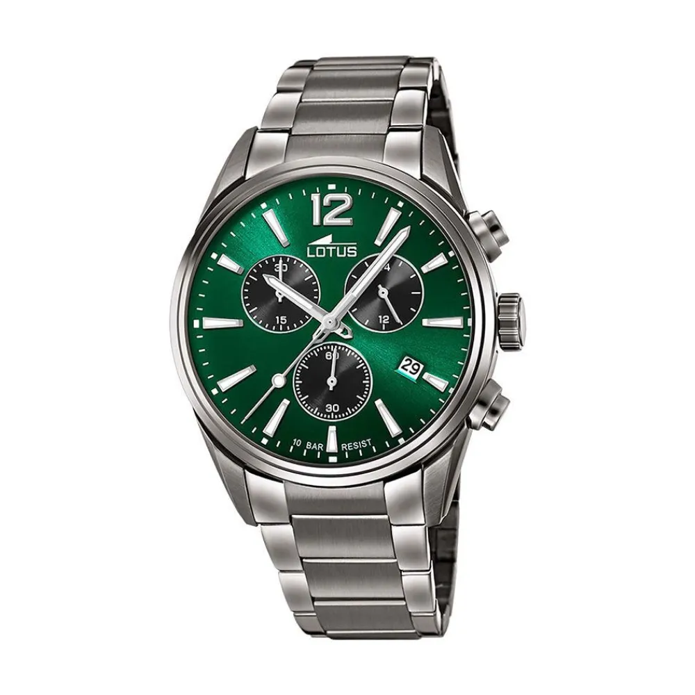 Montre Chrono Vert|LOTUS Hot