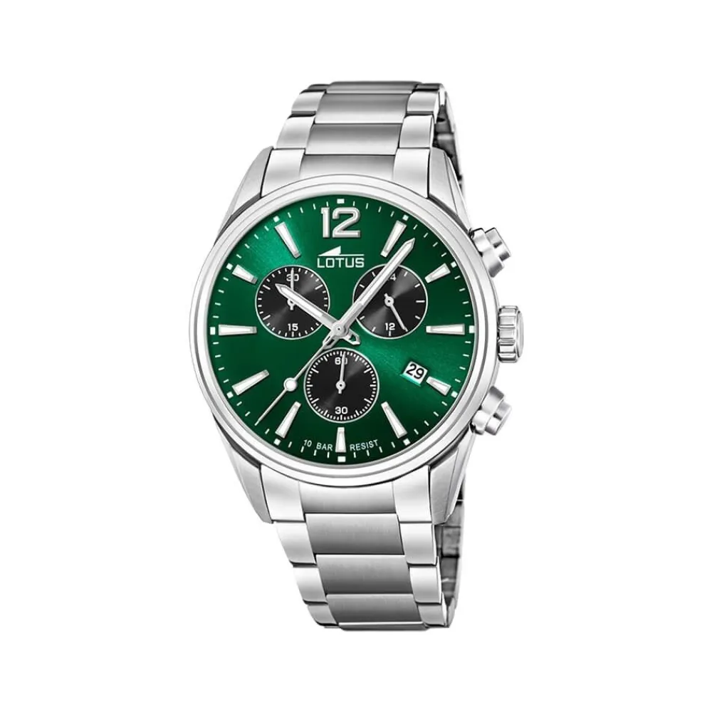 Montre Chrono Vert|LOTUS Hot