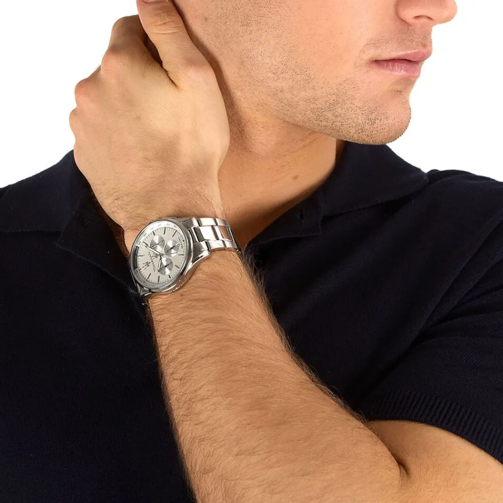 Montre Sorpasso Argenté|MASERATI