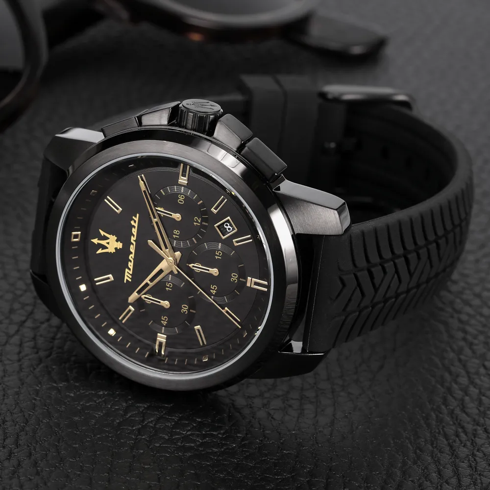 Montre Successo Chrono Noir|MASERATI Best
