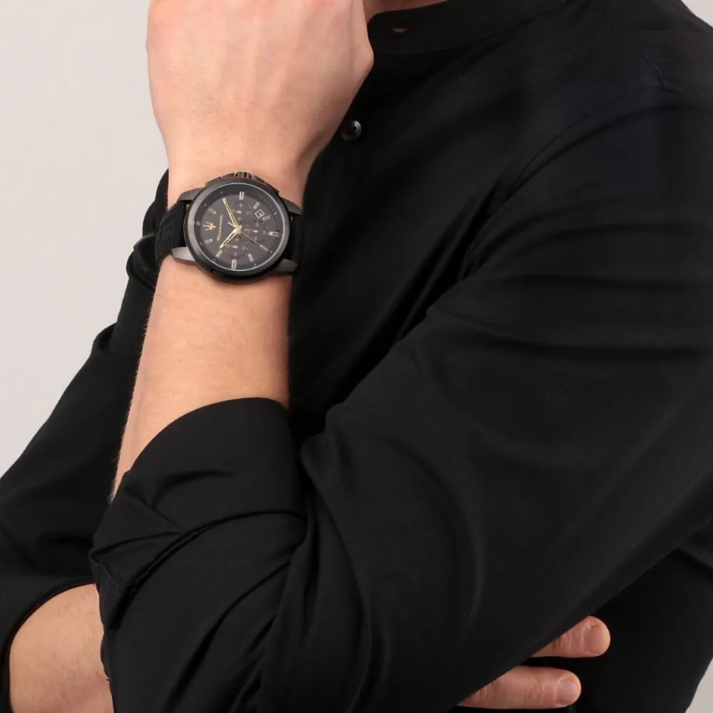 Montre Successo Chrono Noir|MASERATI Best