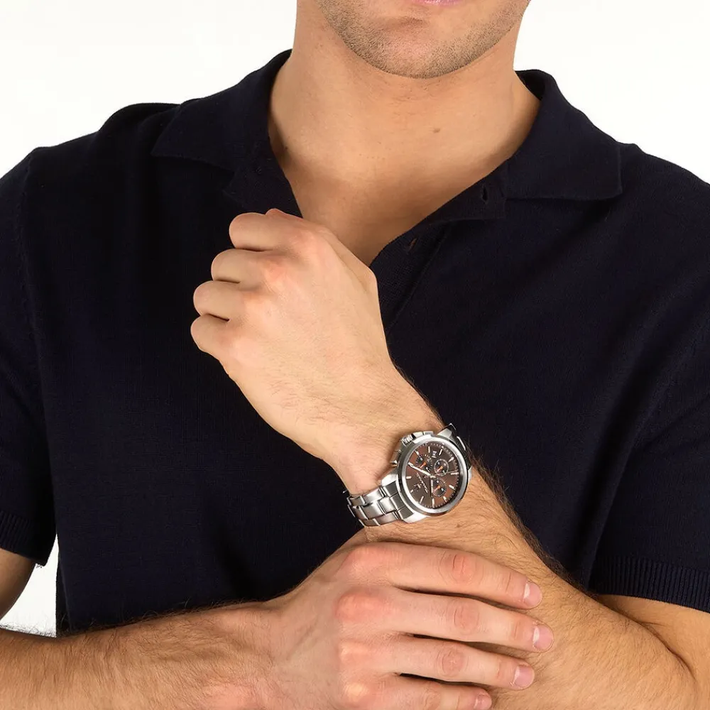 Montre Successo Marron|MASERATI Clearance