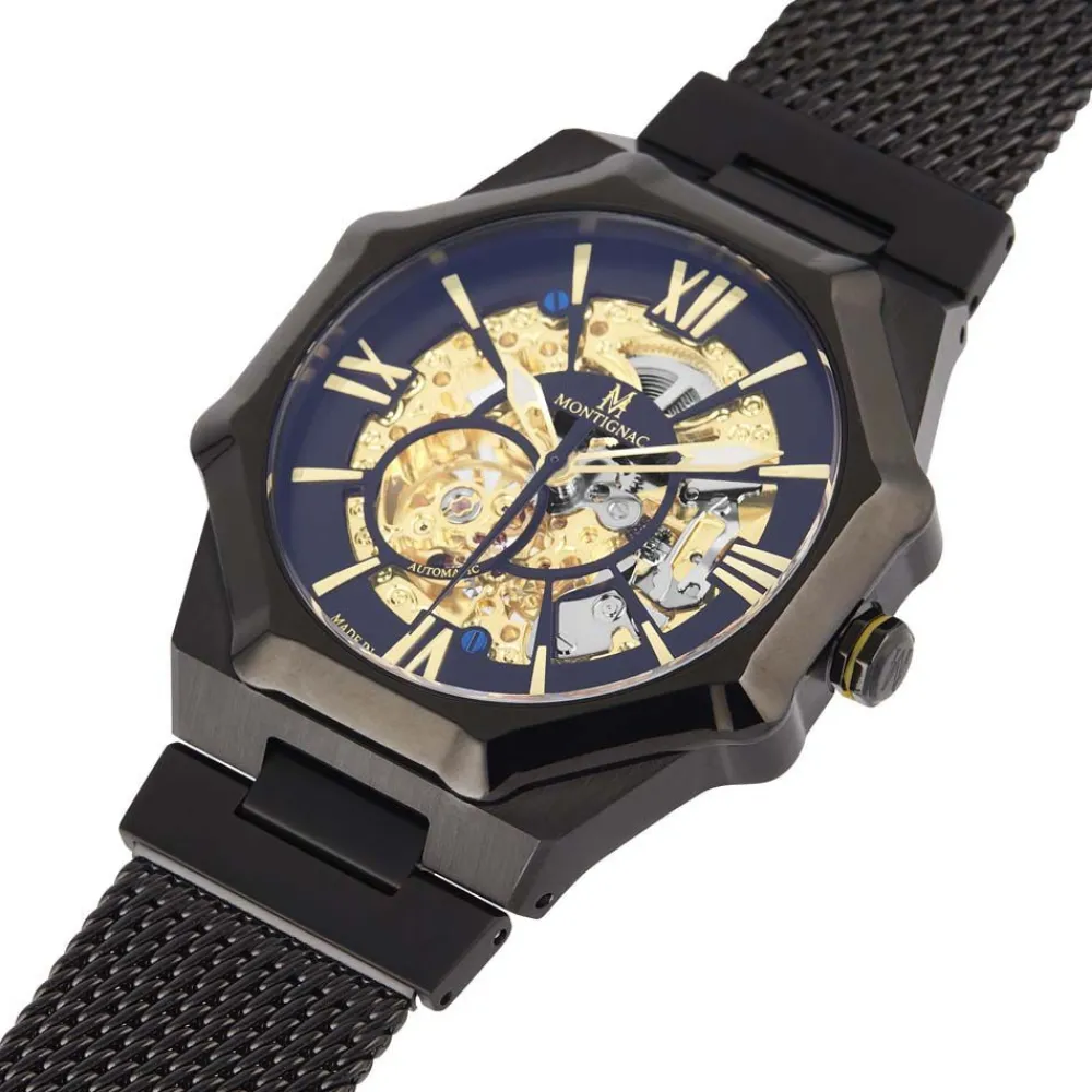 Montre Octogon Automatique Noir|MONTIGNAC Clearance