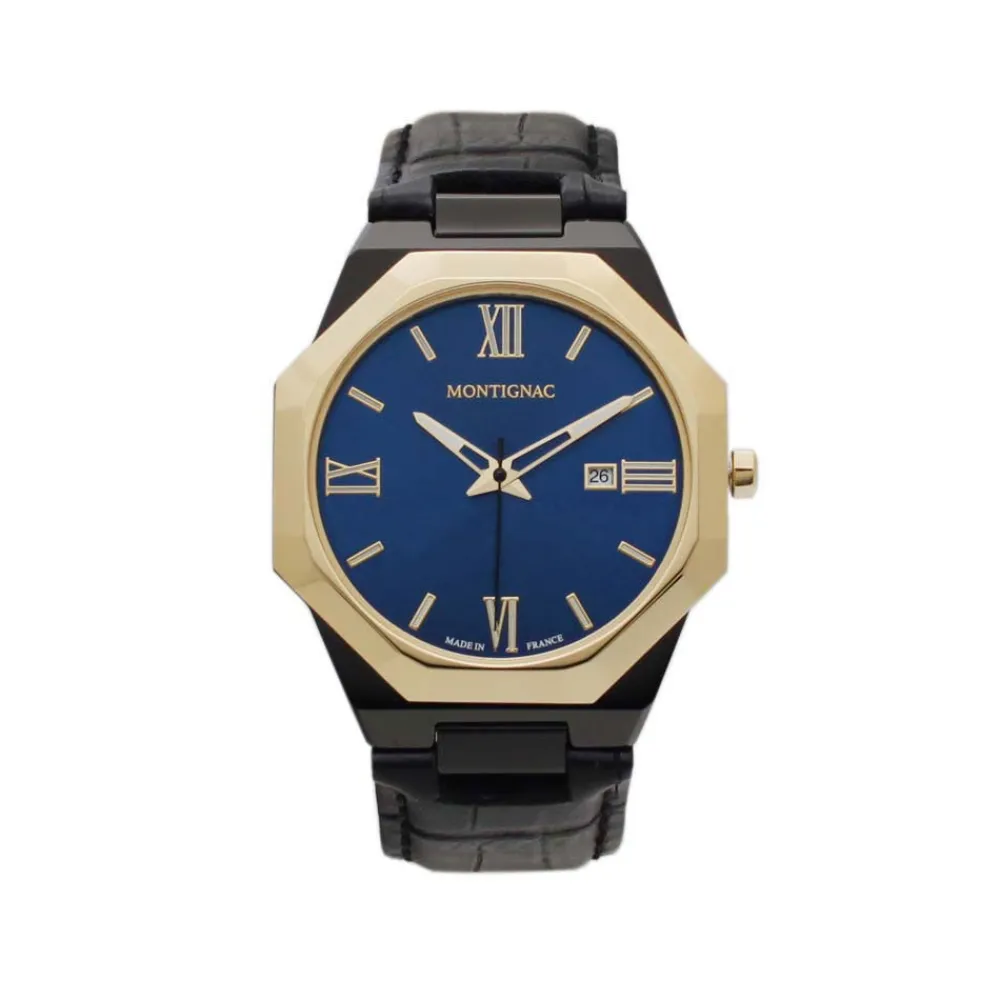 Montre Octogon Bleu|MONTIGNAC Hot