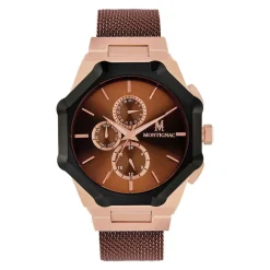 Montre Octongon Multifonction Marron|MONTIGNAC Hot