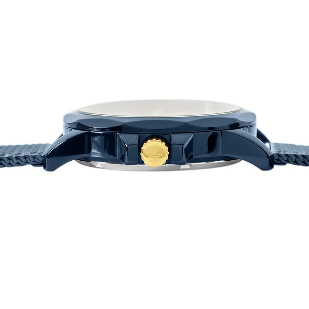 Montre Round Auto Bleu|MONTIGNAC Hot