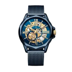 Montre Round Auto Bleu|MONTIGNAC Hot