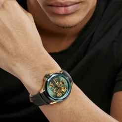 Montre Round Automatique Vert|MONTIGNAC Sale