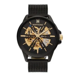 Montre Round Automatique Noir|MONTIGNAC Best