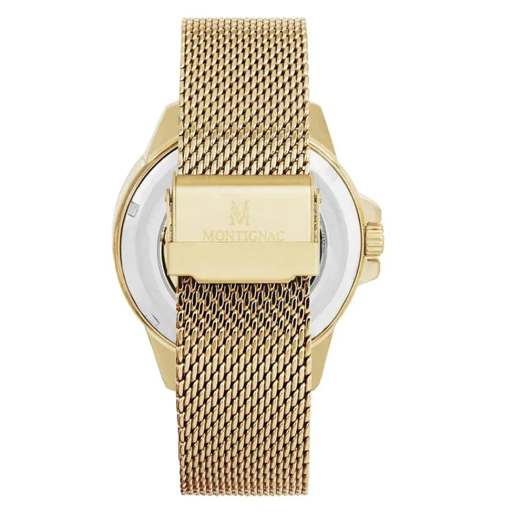 Montre Round Automatique Noir|MONTIGNAC Hot