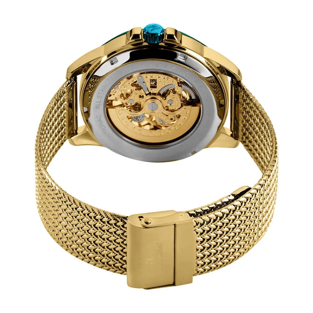 Montre Round Auto Vert|MONTIGNAC New