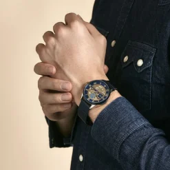 Montre Round Bleu|MONTIGNAC