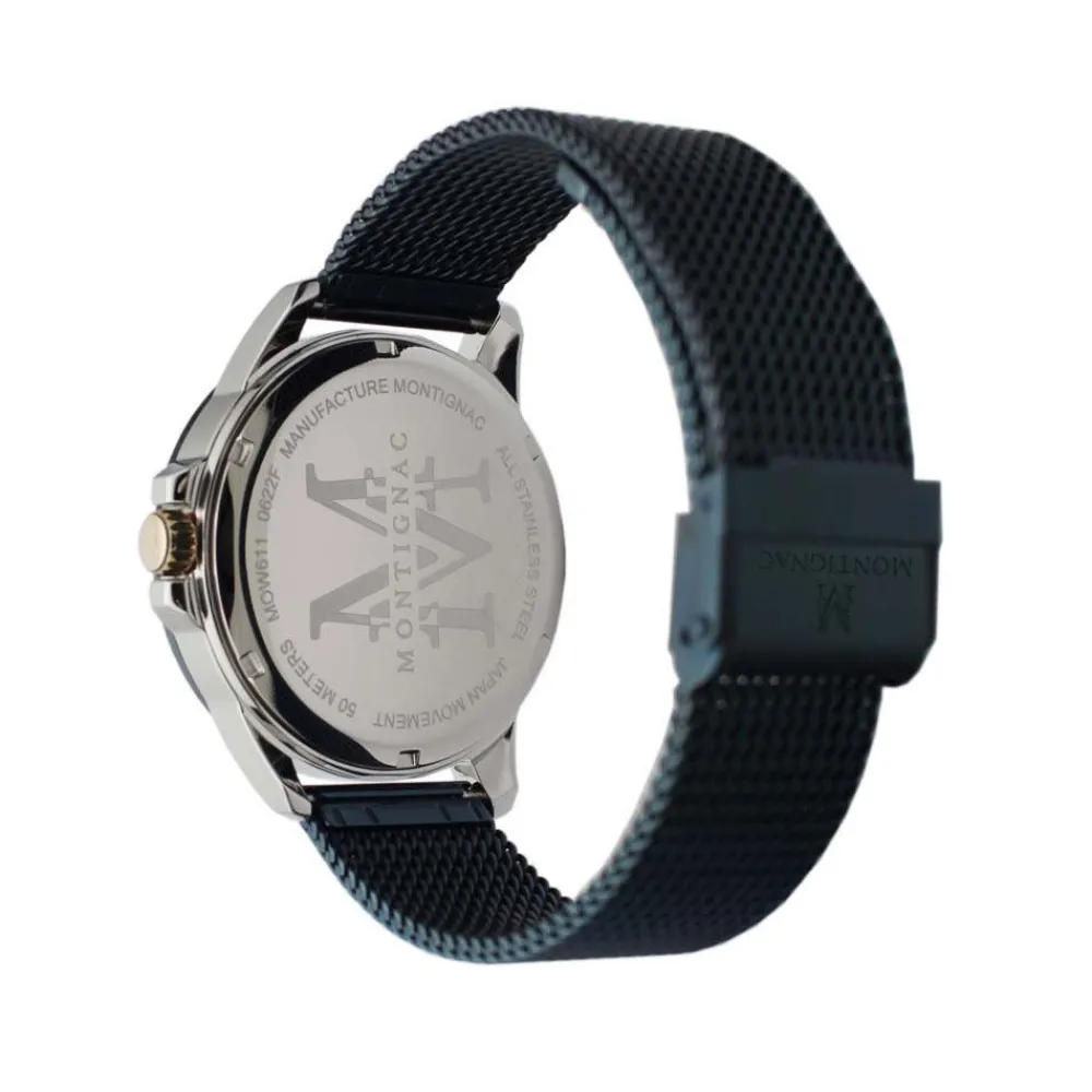 Montre Round Bleu|MONTIGNAC