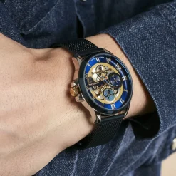 Montre Round Bleu|MONTIGNAC