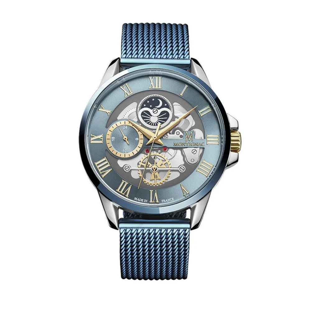 Montre Round Bleu|MONTIGNAC Hot