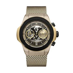 Montre Round Chrono Champagne|MONTIGNAC New