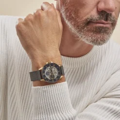 Montre Round Noir|MONTIGNAC Outlet