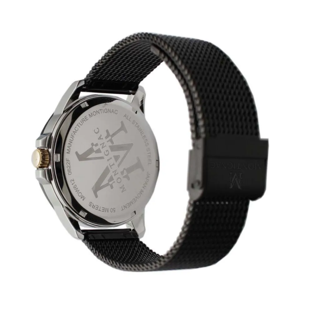 Montre Round Noir|MONTIGNAC Online