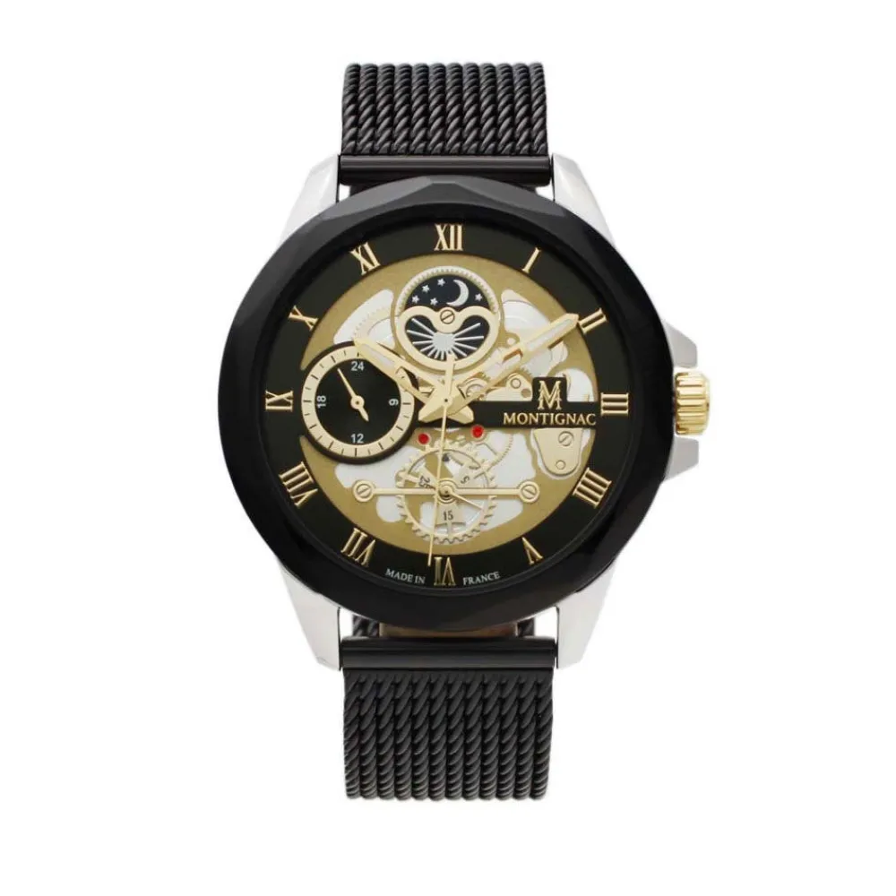 Montre Round Noir|MONTIGNAC Online