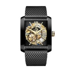 Montre Square Automatique Noir|MONTIGNAC Clearance