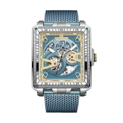 Montre Square Bleu|MONTIGNAC Sale