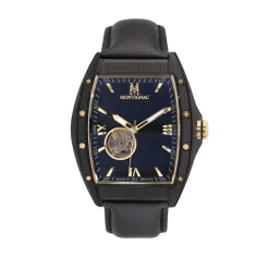 Montre Tonneau Automatique Noir|MONTIGNAC Discount