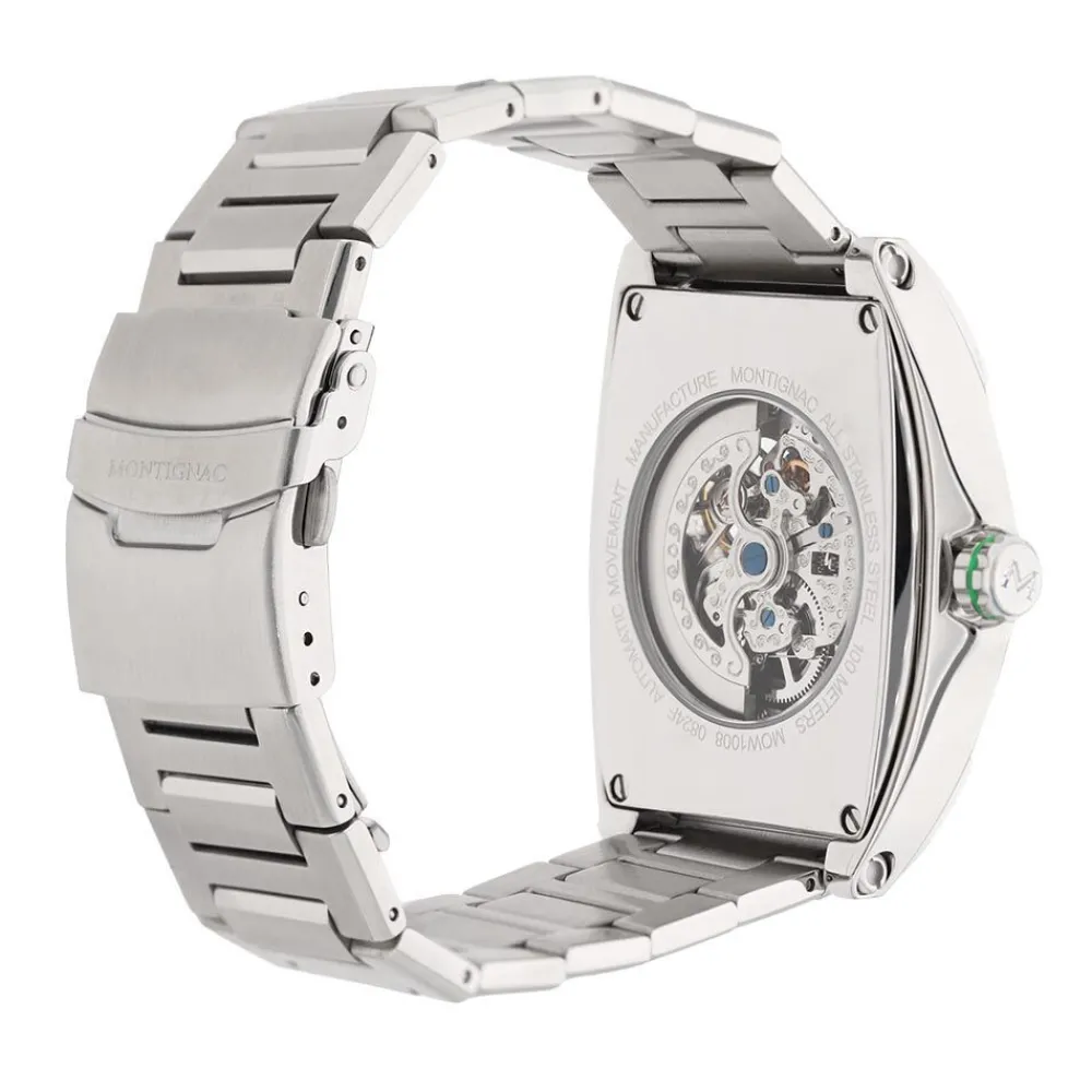 Montre Tonneau Automatique Vert|MONTIGNAC Online