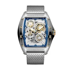 Montre Tonneau Auto Argenté|MONTIGNAC New