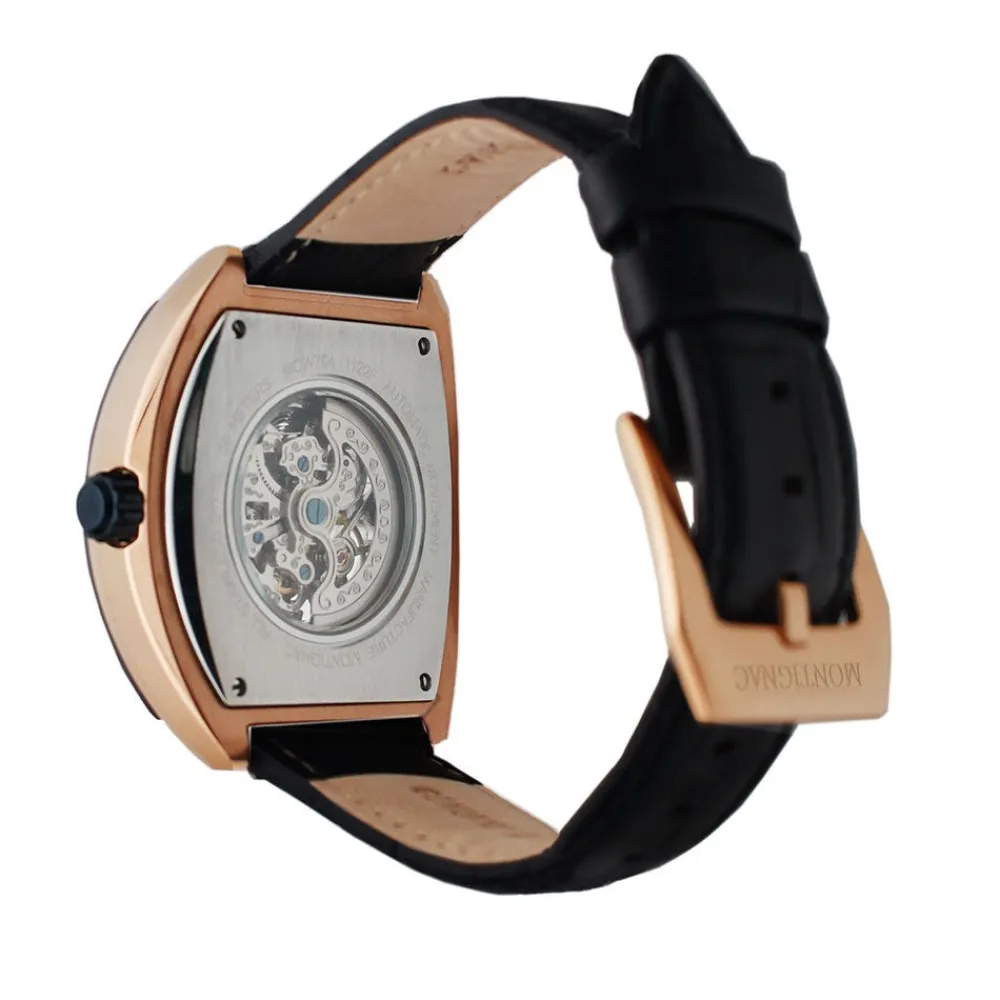 Montre Tonneau Automatiquebleu|MONTIGNAC Discount
