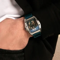 Montre Tonneau Auto Argenté|MONTIGNAC Clearance
