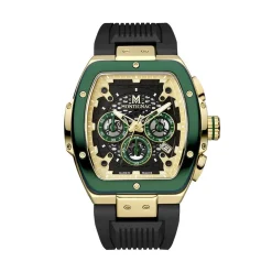Montre Tonneau Chrono Noir|MONTIGNAC New