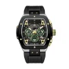 Montre Tonneau Chrono Noir|MONTIGNAC Sale