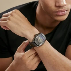 Montre Tonneau Noir|MONTIGNAC Best