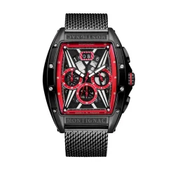 Montre Tonneau Noir|MONTIGNAC Outlet