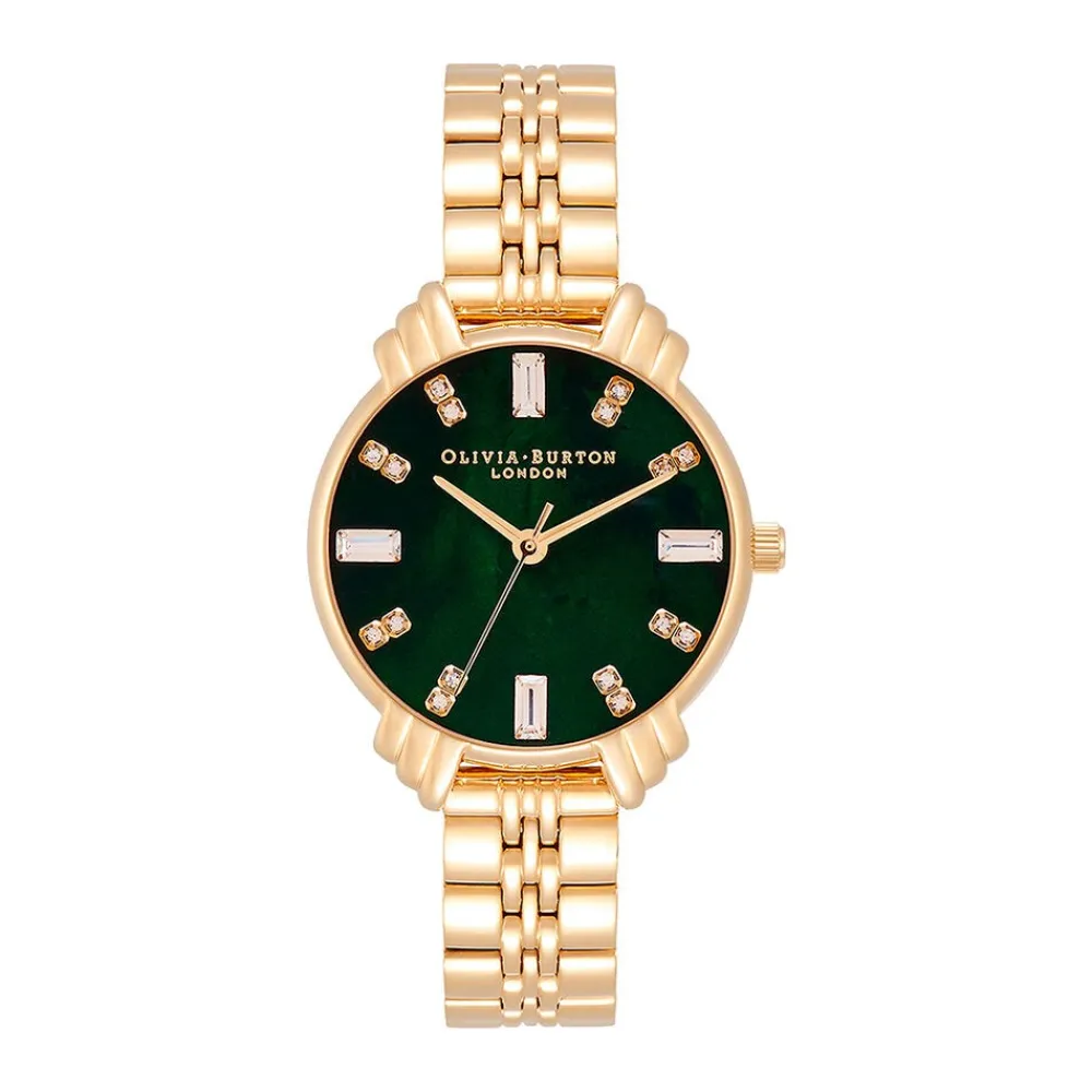 Montre Art Deco Vert|OLIVIA BURTON Best