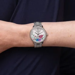 Montre Vintage Floral Argenté|OLIVIA BURTON Outlet