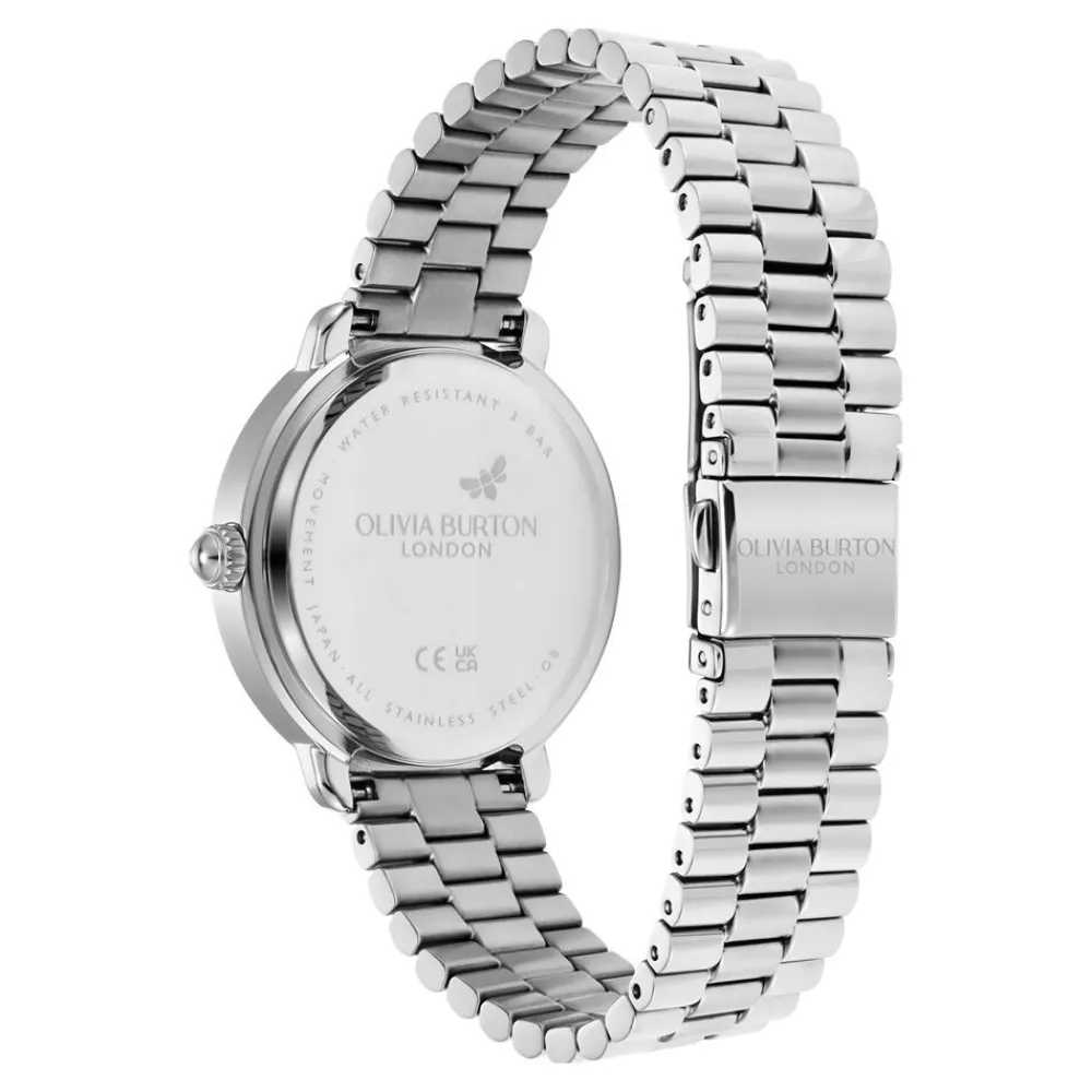 Montre Vintage Floral Argenté|OLIVIA BURTON Outlet