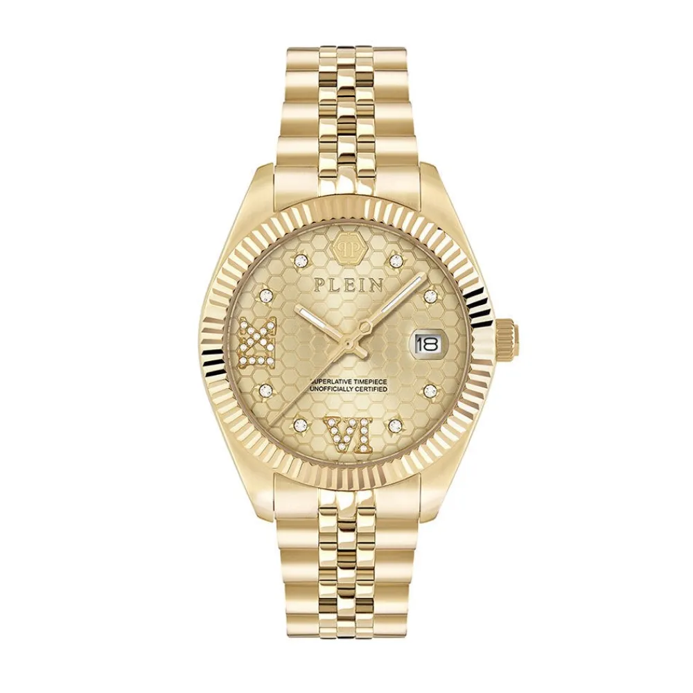 Montre Date Superlative Champagne|PHILIPP PLEIN Clearance