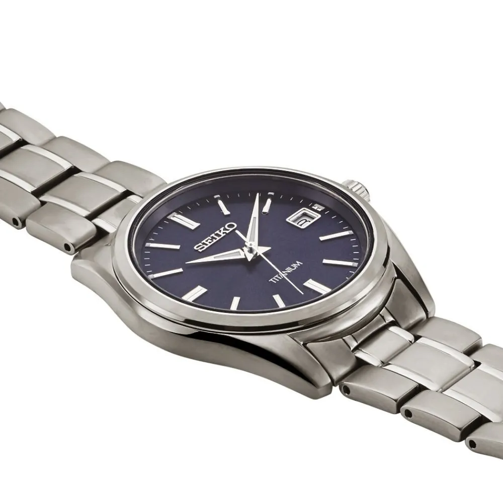 Montre Classique Titane Noir|SEIKO Hot