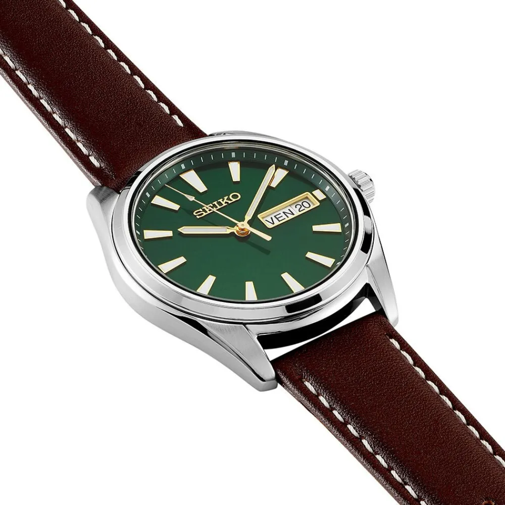 Montre Classique Vert Foncé|SEIKO Hot