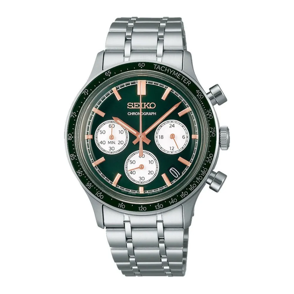 Montre Sport Chrono Vert|SEIKO Outlet