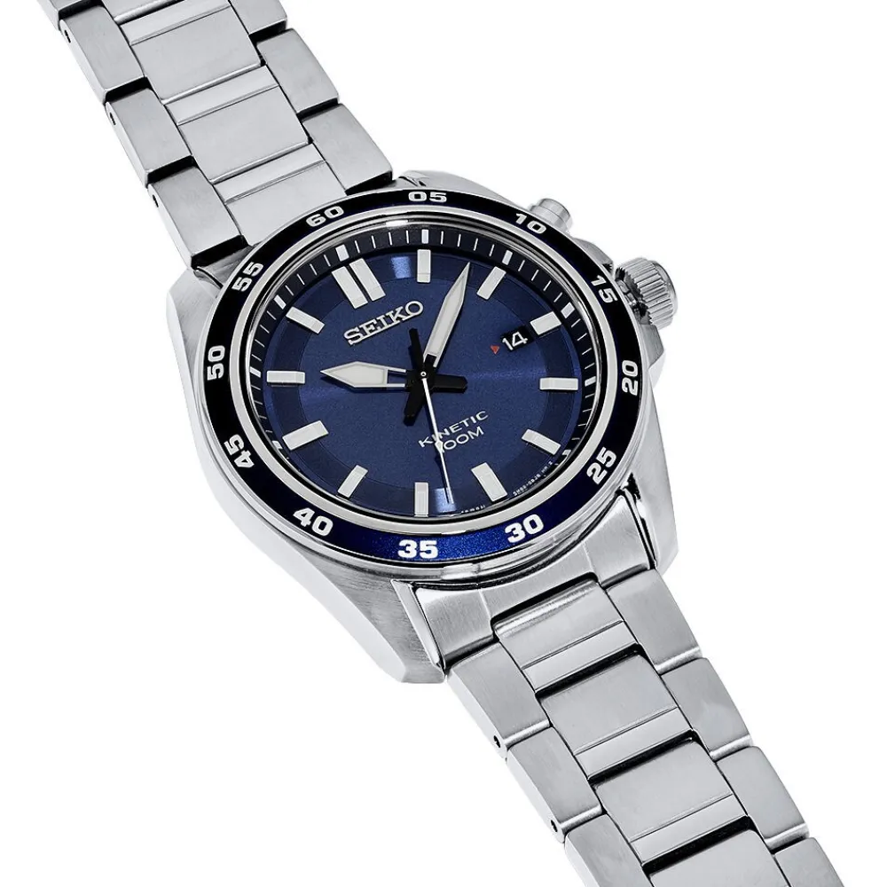 Montre Sport Kinetic Bleu|SEIKO Clearance