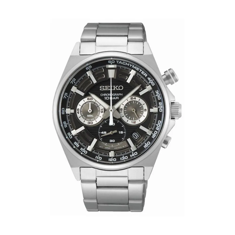 Montre Sport Noir|SEIKO Discount