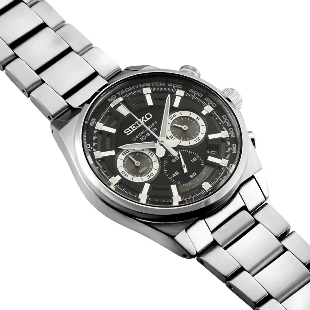 Montre Sport Noir|SEIKO Discount
