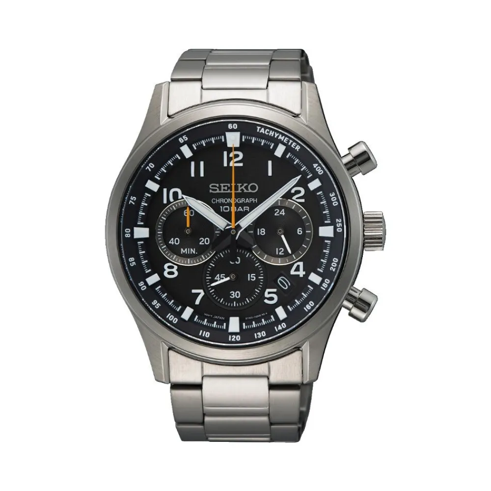 Montre Sport Noir|SEIKO Discount