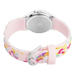 Montre Fuzzy Rose Et Blanc|UPP Clearance
